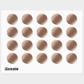 Antiek Koper 2 Letter Monogram Wax Seal Stickers (Vel)