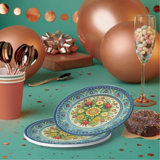 Antiek Kornilov Brothers Porselein Papier Bord (Multi)