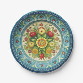 Antiek Kornilov Brothers Porselein Papier Bord (Voorkant)