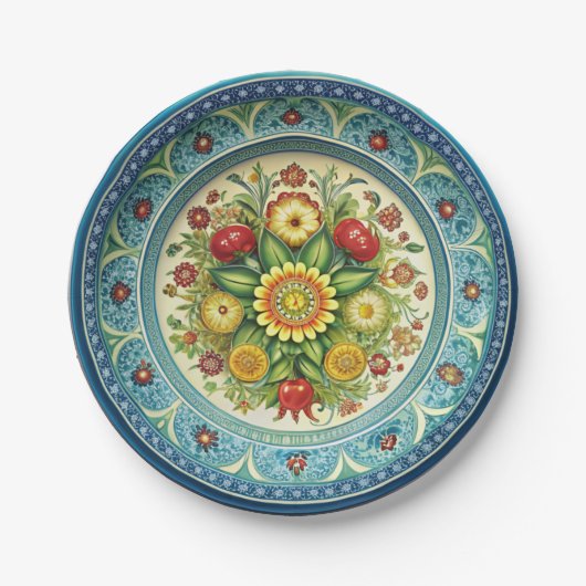 Antiek Kornilov Brothers Porselein Papier Bord (Voorkant)