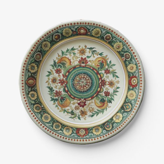 Antiek Kornilov Brothers Porselein Papier Bord (Voorkant)