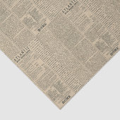 Antiek krant tissuepapier (Detail)