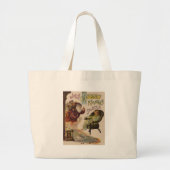 Antiek Kris Kringle Sanga Claus Grote Tote Bag (Voorkant)