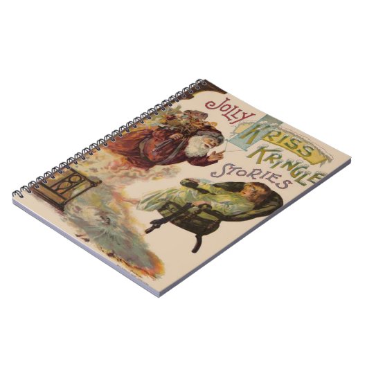 Antiek Kris Kringle Sanga Claus Notitieboek (Linkerzijde)