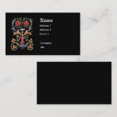 Antiek kunstwerk Formeel Visitekaartje (Voorkant / Achterkant)