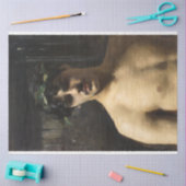 Antiek kunstwerk Grieks God Man Decoupage Tissuepapier (Craft)