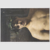 Antiek kunstwerk Grieks God Man Decoupage Tissuepapier (Voorkant)