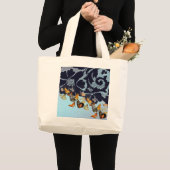 ANTIEK LACE-BUTTERFLIES IN TWILIGHT CANVAS TAS (Voorkant (product))