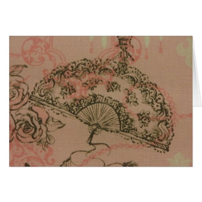 Antiek Lace Fan (Voorkant Horizontaal)