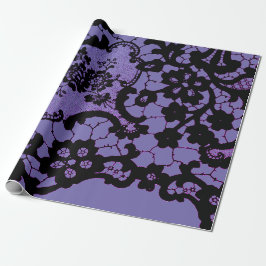 ANTIEK LACE PATROON IN PAARS GIFT WRAPPINGSPAPIER CADEAUPAPIER