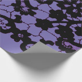 ANTIEK LACE PATROON IN PAARS GIFT WRAPPINGSPAPIER CADEAUPAPIER (Hoek)