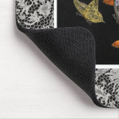 ANTIEK LACE PATROON MET BUTTERFLIES Mousepad Muismat (Hoek)