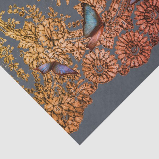 ANTIEK LACE PATROON WEEFSEL PAPIER GRAY (Detail)
