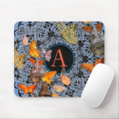 ANTIEK LACE PATTERN MUISMAT CUSTOM INITIAAL (Met muis)