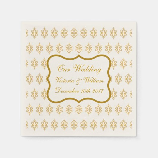 Antiek Lace Wedding Napkins Servetten (Voorkant)