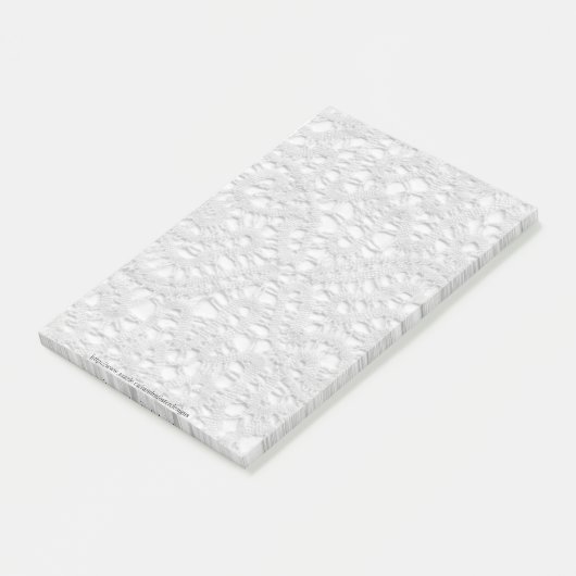 Antiek Lacy Doily Post-it® Notes (Schuin)
