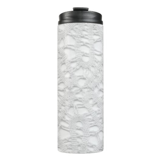 Antiek Lacy Doily Thermosbeker (Voorkant)