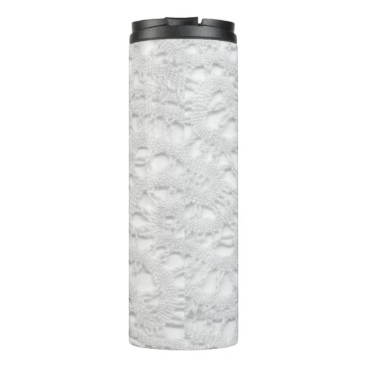Antiek Lacy Doily Thermosbeker (Achterkant)