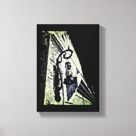 Antiek lamp canvas afdruk