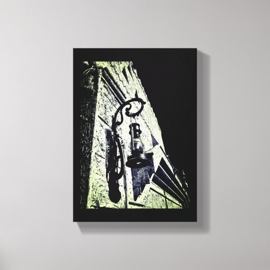 Antiek lamp canvas afdruk (Voorkant)