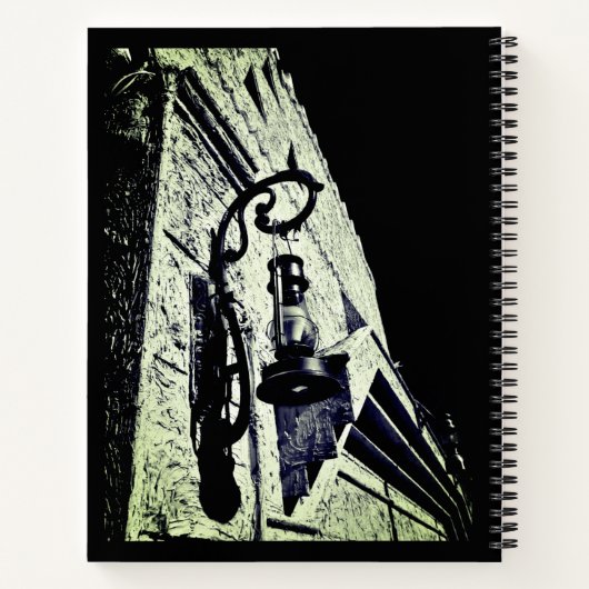 Antiek lamp notitieboek (Achterkant)