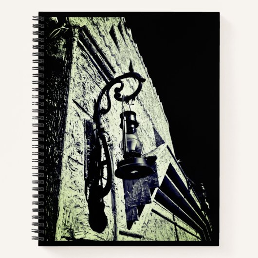 Antiek lamp notitieboek (Voorkant)