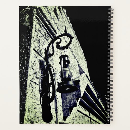 Antiek lamp planner (Achterkant)