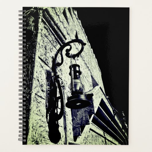 Antiek lamp planner (Voorkant)