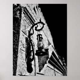 Antiek lamp poster