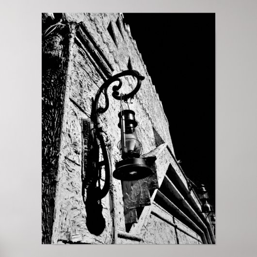 Antiek lamp poster (Voorkant)