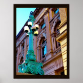 Antiek lamp poster (Voorkant)