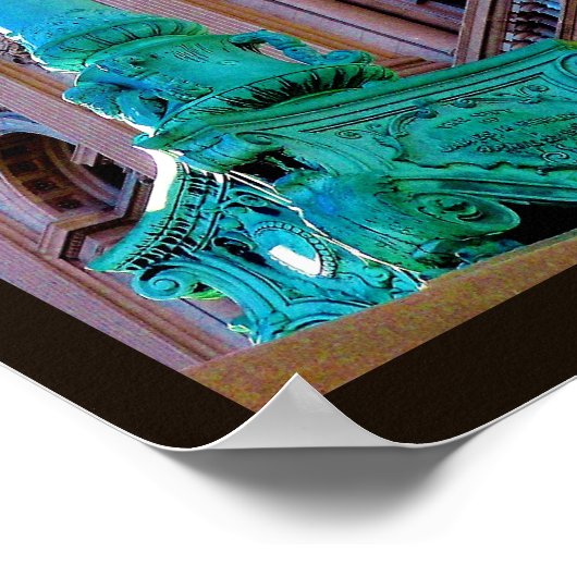 Antiek lamp poster (Hoek)