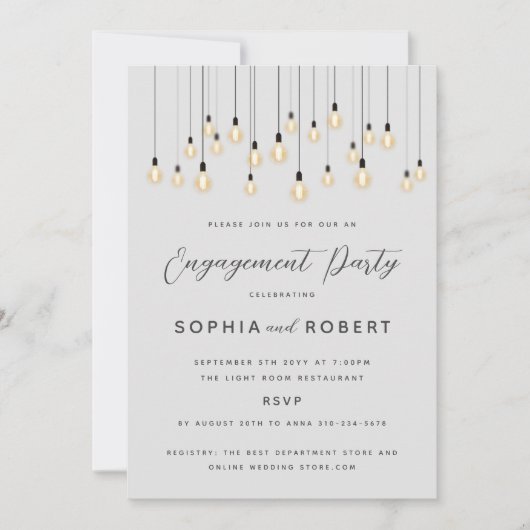 Antiek lampen met hangende verlichting Invi Kaart (Voorkant)