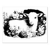 Antiek lampglas Rubberstempel (Afrduk)