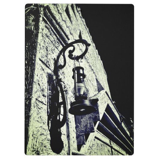 Antiek lampje met 3 ringen Multomap Klembord (Achterkant)