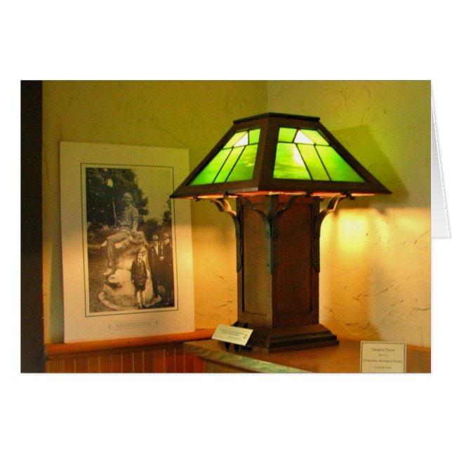 Antiek lampkaart (Voorkant Horizontaal)