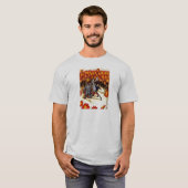 antiek land Oz Tin Woodman Scarecrow T-shirt (Voorkant volledig)