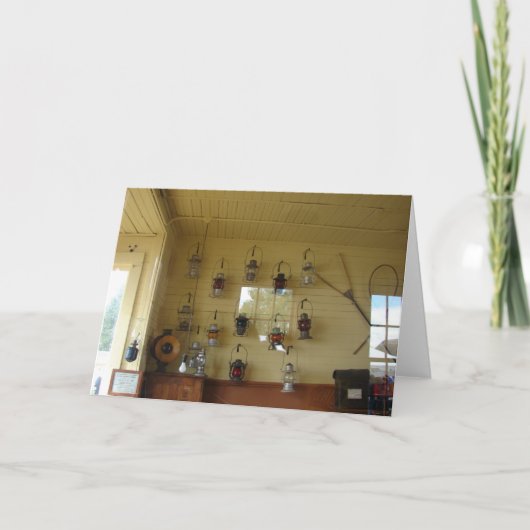 Antiek lantaarns kaart (Voorkant)