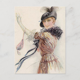 Antiek lappers, portretten van vrouwen, Briefkaart