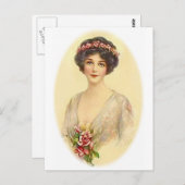  Antiek lappers, portretten van vrouwen, Briefkaart (Voorkant / Achterkant)