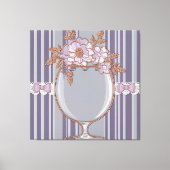Antiek Lavendel Glas Canvas Afdruk (Voorkant)