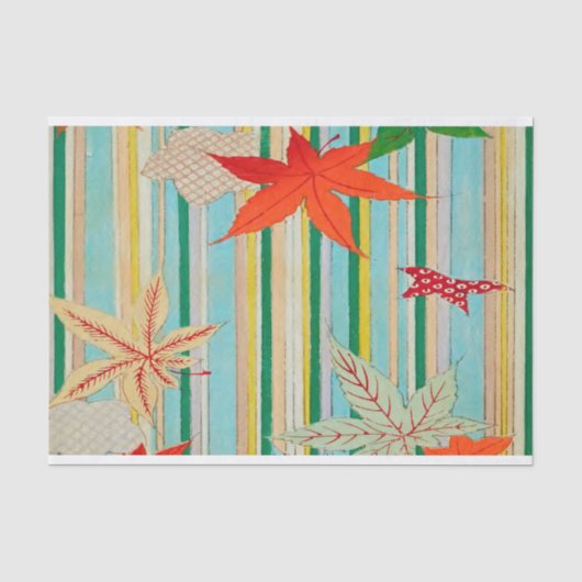 Antiek Leaf Design - Tissue Paper voor Crafting Tissuepapier (Voorkant)