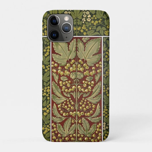 Antiek Leaf Pattern iPhone / iPad hoesje (Achterkant)