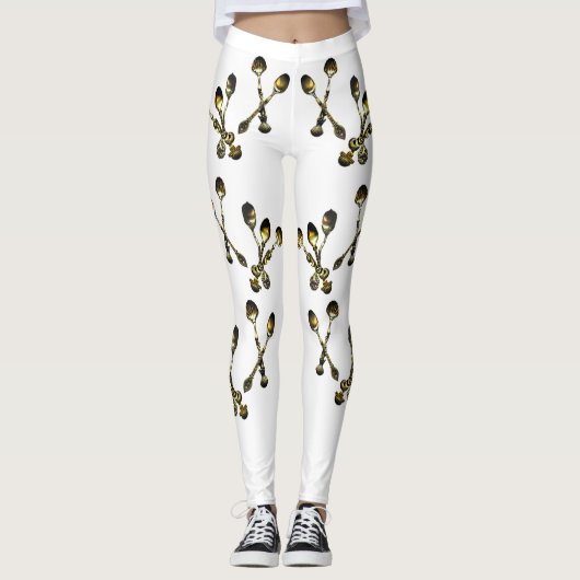 Antiek ledematen leggings (Voorkant)
