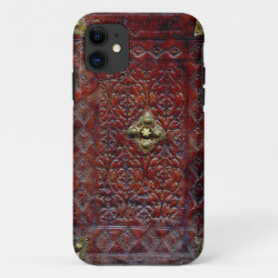 Antiek leder Boek Bibliopfiel iPhone 11 Hoesje