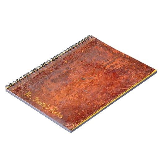 Antiek leder Kijk boek Hoesje Notitieboek (Linkerzijde)