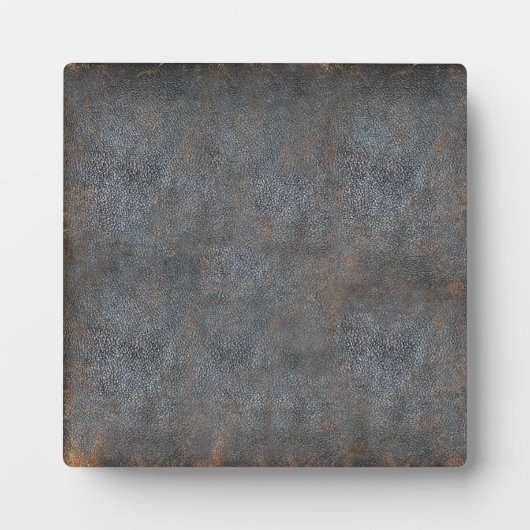 Antiek lederboek fotoplaat (Voorkant)