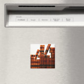 Antiek lederboeken magneet (Insitu (Vaatwasser))