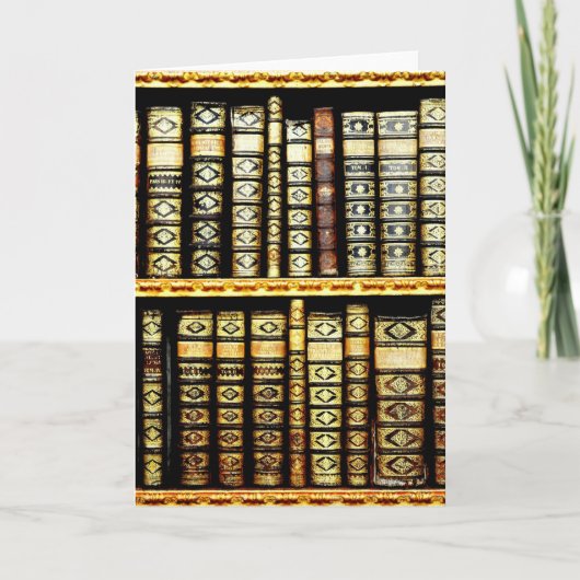 Antiek  lederen boeken Patroon Kaart (Voorkant)