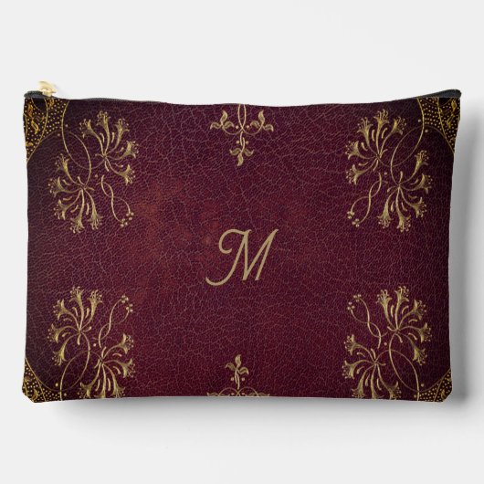 antiek lederen look - gepersonaliseerd etui (Voorkant)